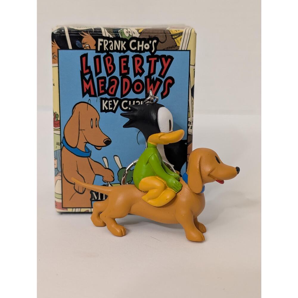 Frank Cho Liberty Meadows "Truman & Oscar" Keychain MINDstyle 2007